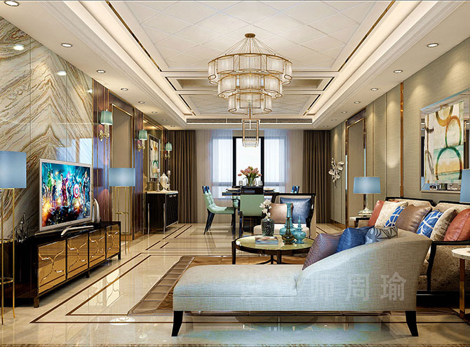 欧美黄图极品交换世纪江尚三室两厅168平装修设计效果欣赏